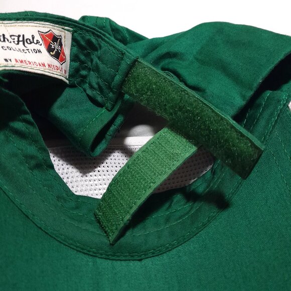 American Needle Dad  Classic Rope Preppy Trucker Adjustable Golf Cap Green White - Picture 4 of 6